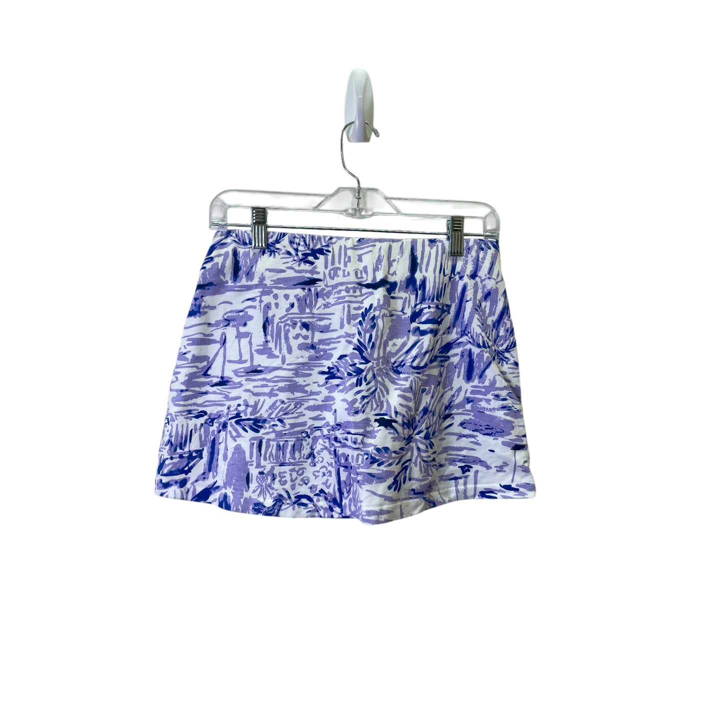 Skort Designer By Lilly Pulitzer In Purple, Size:2