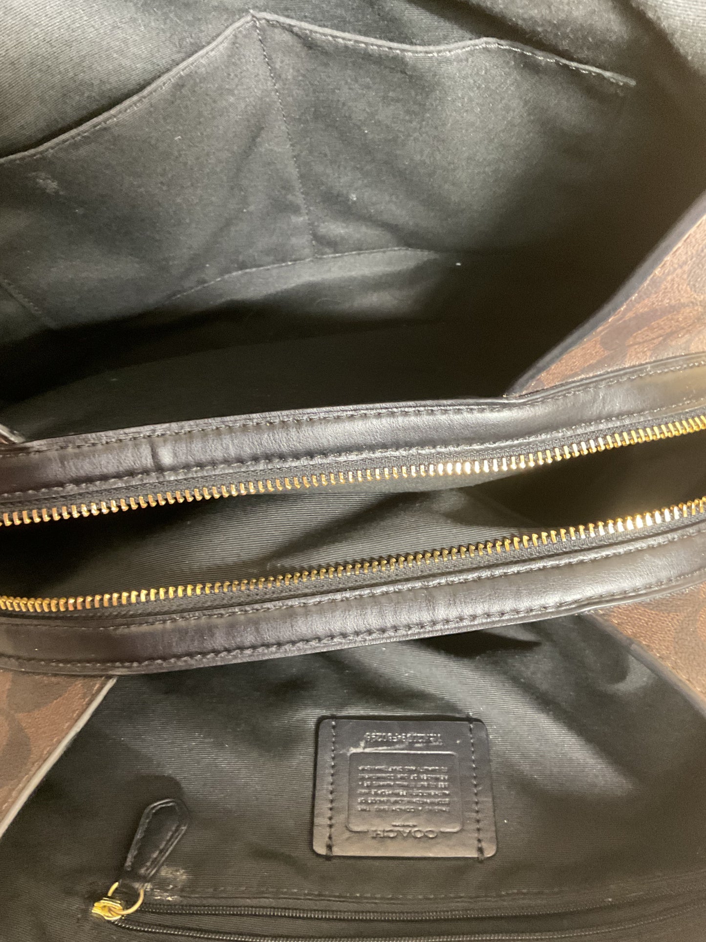 Handbag Designer By Coach, Size: Large
