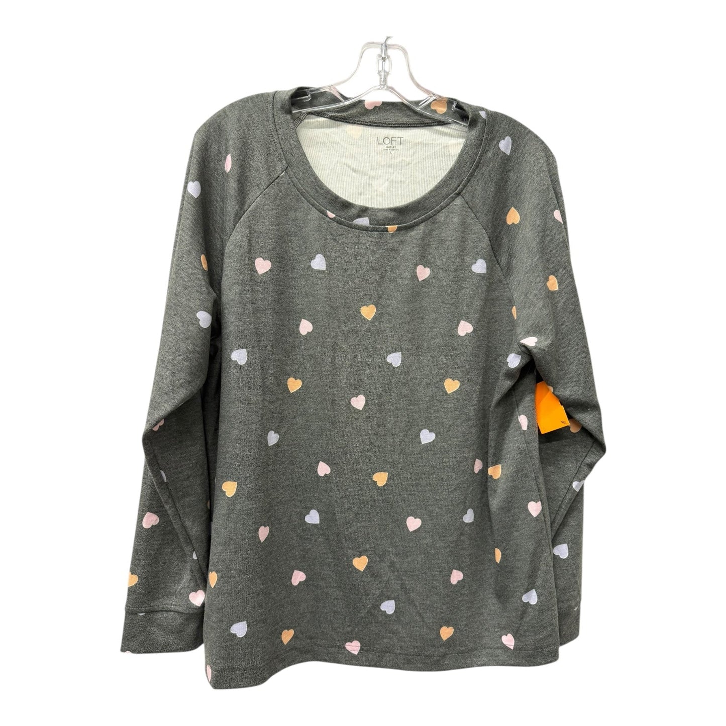 Top Ls By Loft In Grey, Size:L