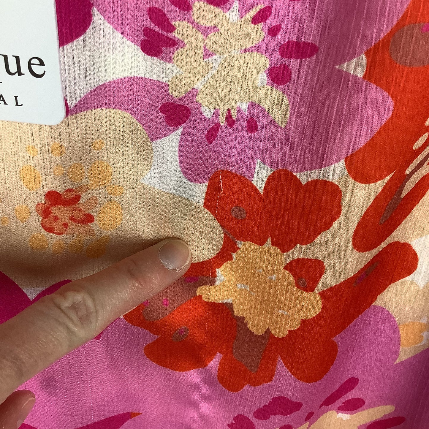 Top Long Sleeve By Cmc In Pink & Red, Size: Sp