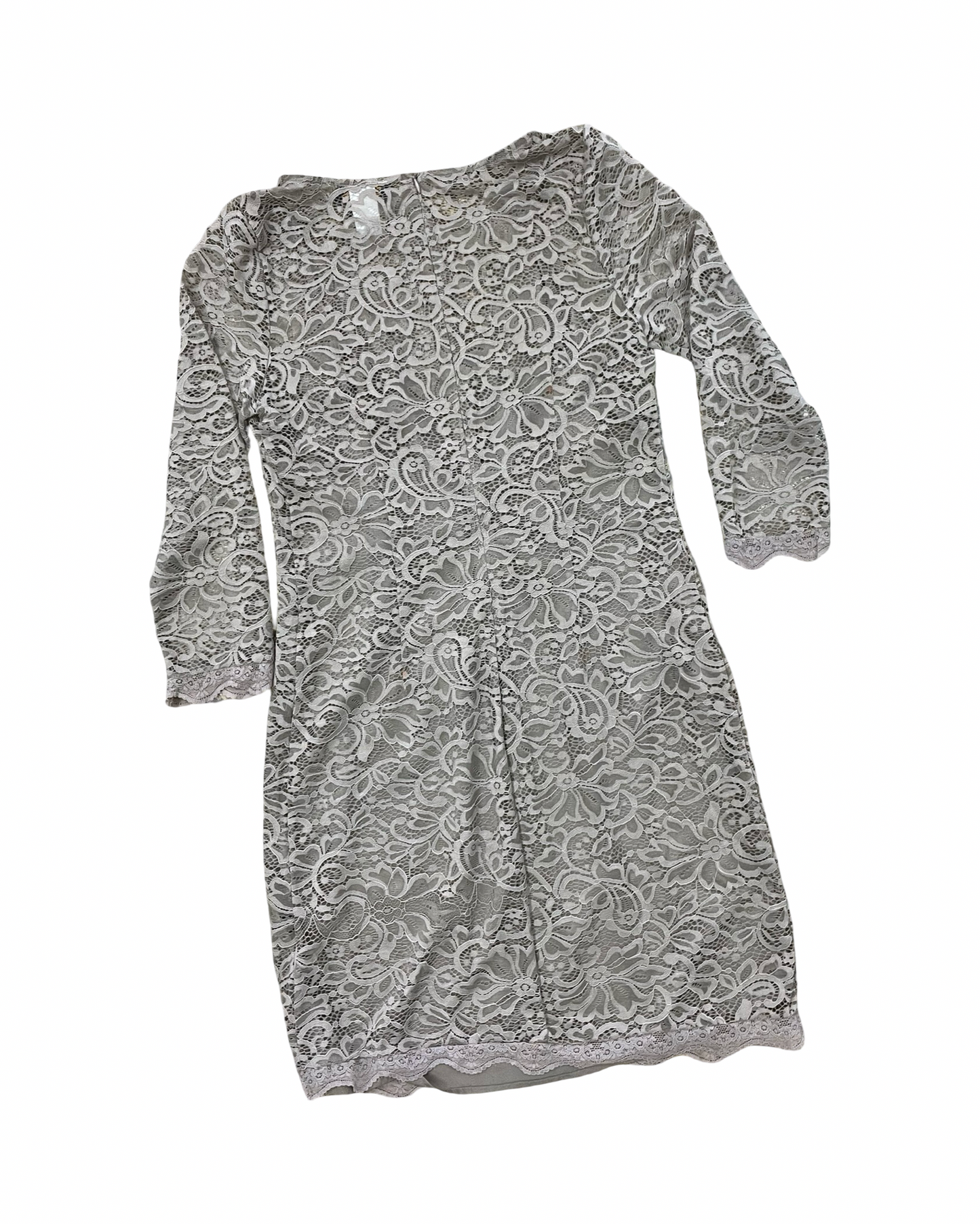 Dress Party Midi By Clothes Mentor In Tan, Size:M