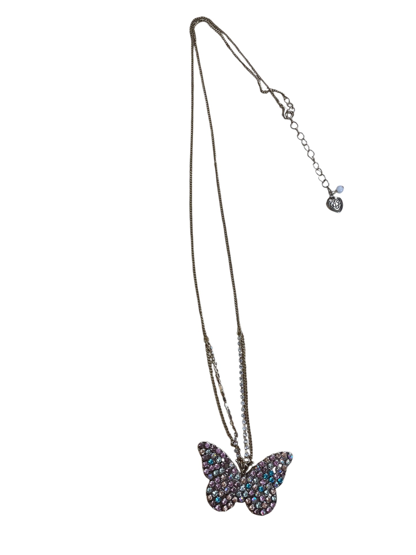 Necklace Pendant By Betsey Johnson In Multi