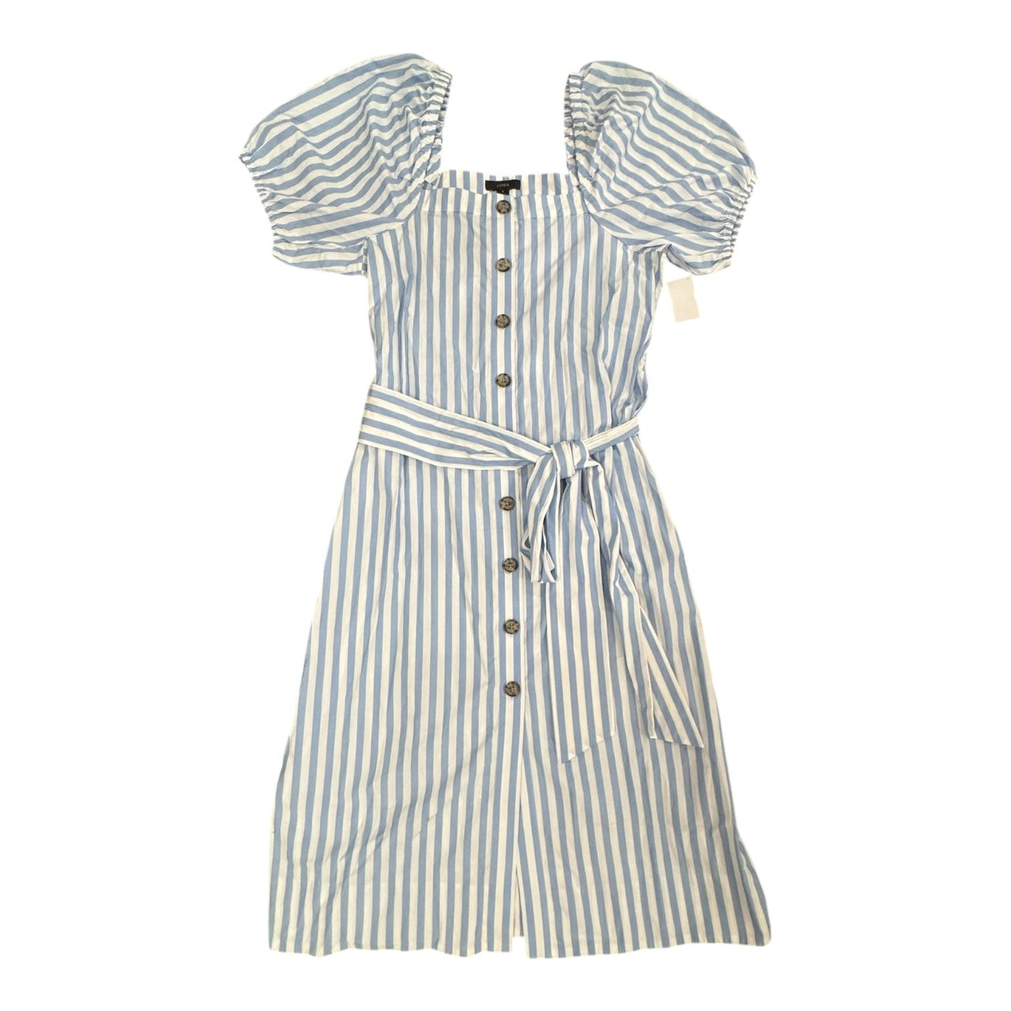 Dress Casual Midi By J. Crew In Striped Pattern, Size:S