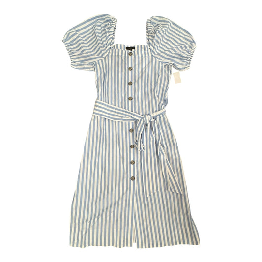 Dress Casual Midi By J. Crew In Striped Pattern, Size:S