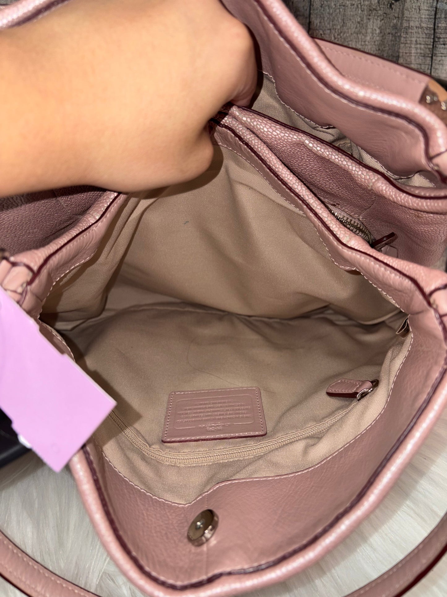 Handbag Designer By Coach, Size: Large