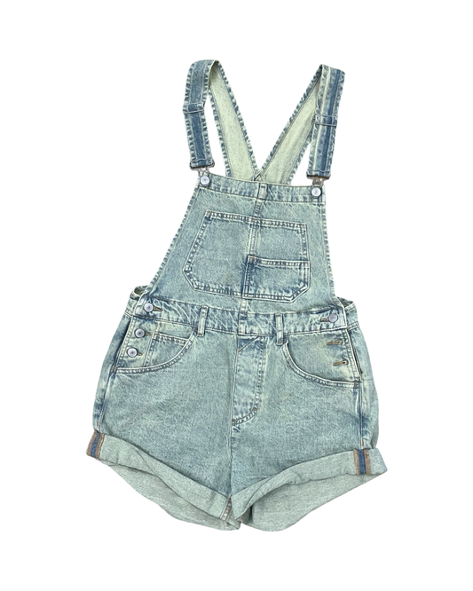 Shortalls By We The Free In Blue & Green, Size:Xs