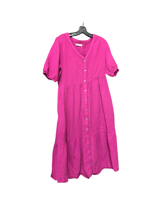 Dress Casual Maxi By Sonoma In Pink, Size:L