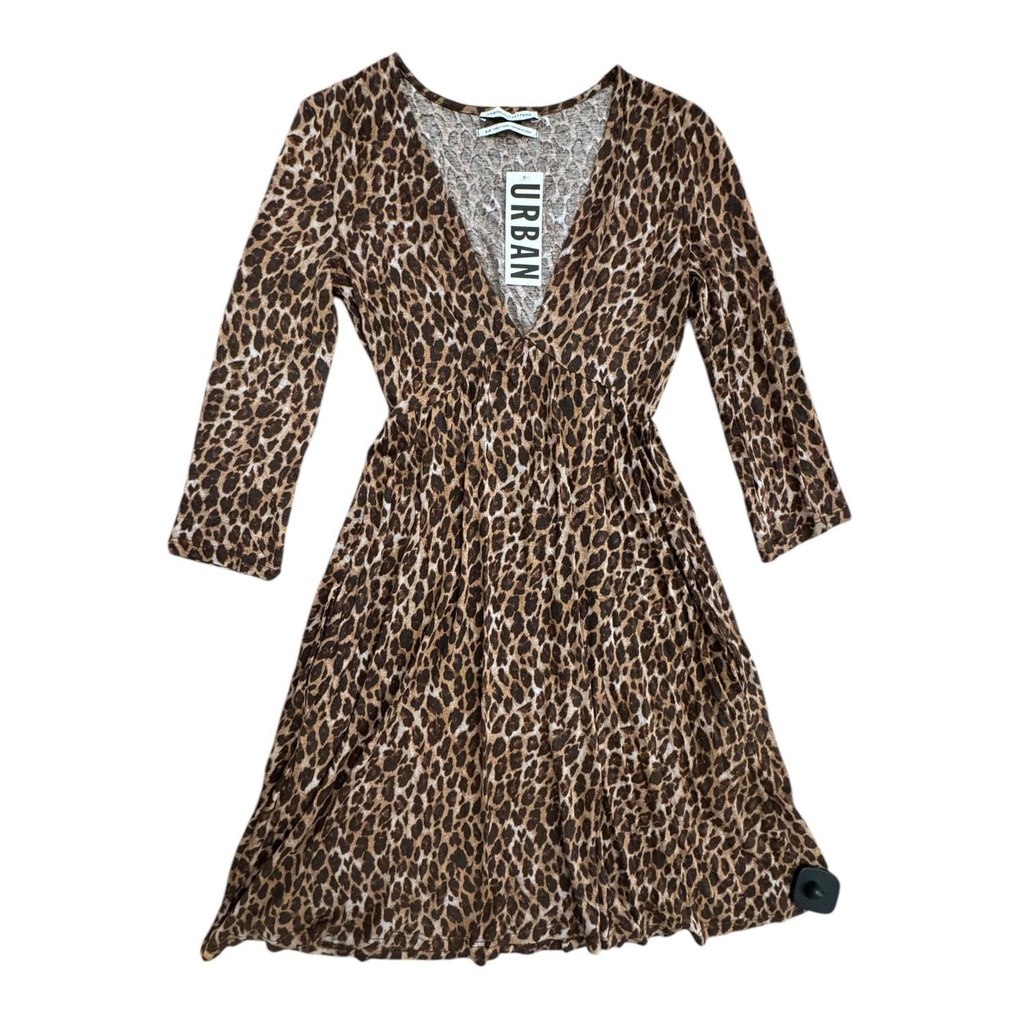 Dress Casual Midi By Urban Outfitters In Animal Print, Size:S