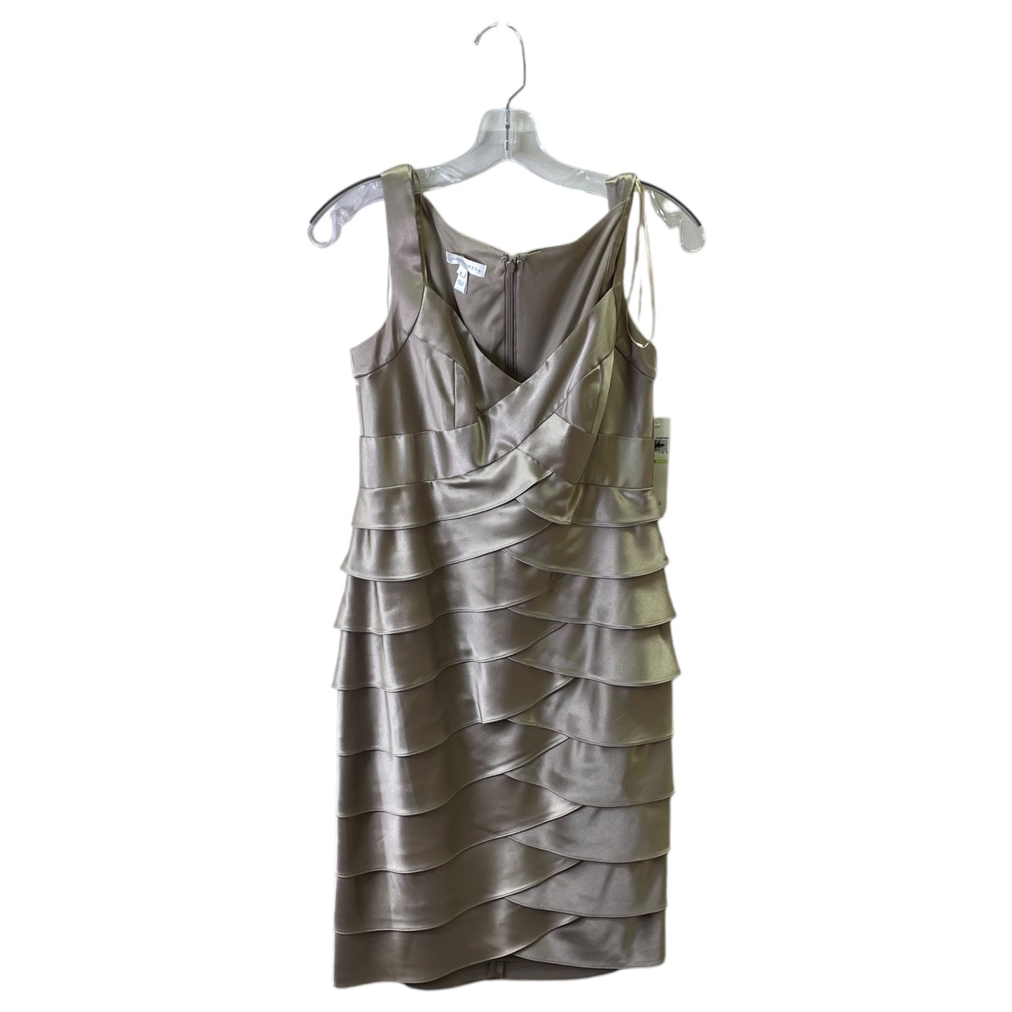 Dress Party Short By London Times In Gold, Size:S