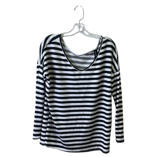 Top Ls Basic By Agnes & Dora In Black & White, Size:Xs