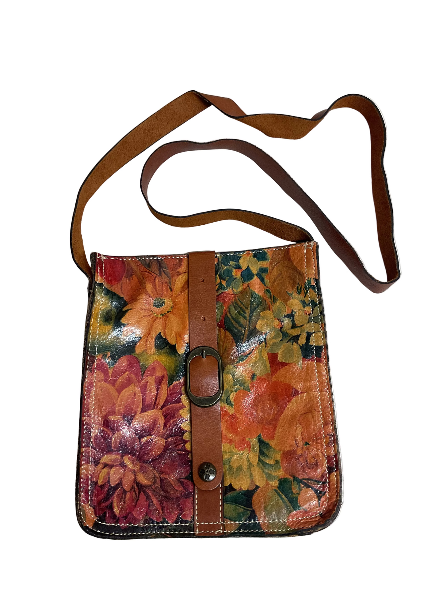 Handbag Designer By Patricia Nash In Floral Print, Size:Medium