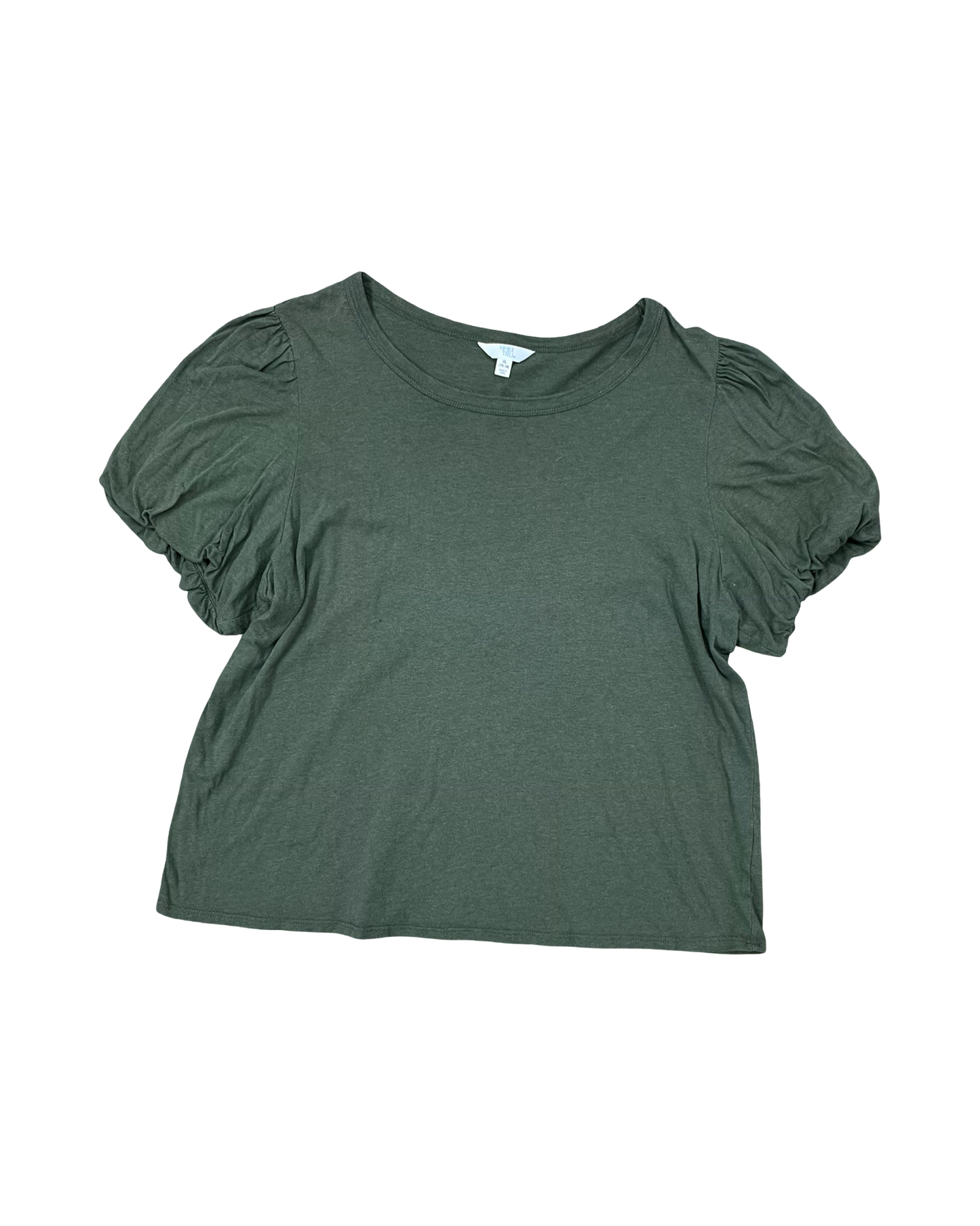 Top Ss By Time And Tru In Green, Size:Xl