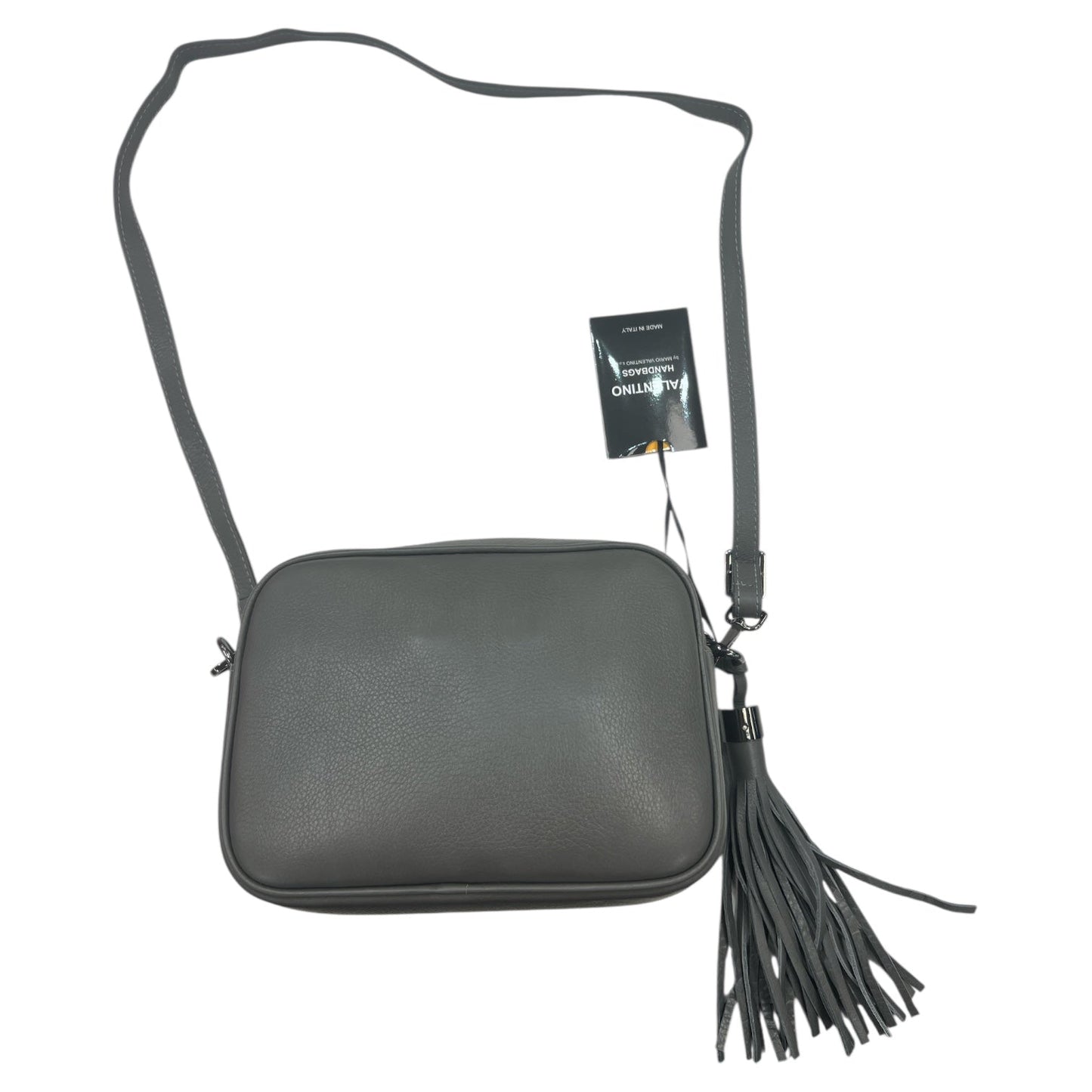 Crossbody Designer By Valentino-Mario In Grey, Size:Medium