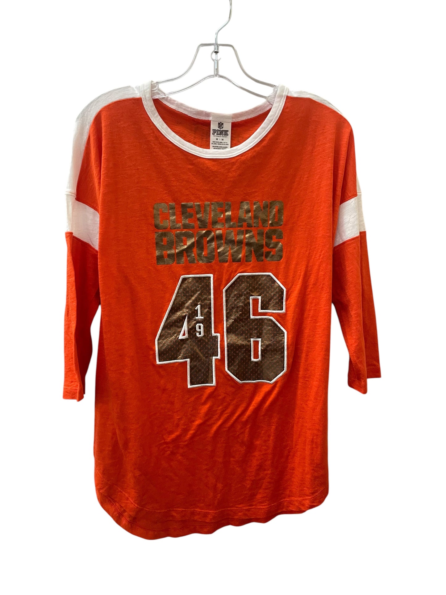 Top Ls Basic By Pink In Orange, Size:M