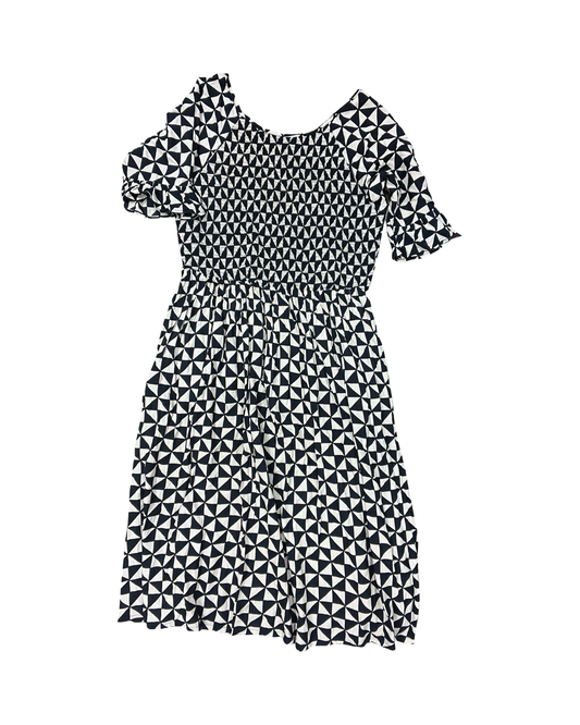 Dress Casual Maxi By Ashley Stewart In Black & Tan, Size:1X