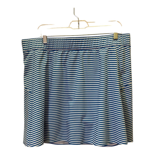 Athletic Skort By Talbots In Blue & White, Size:Xl