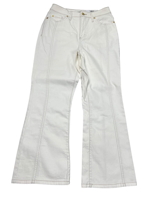 Jeans Flared By Inc In White Denim, Size:8