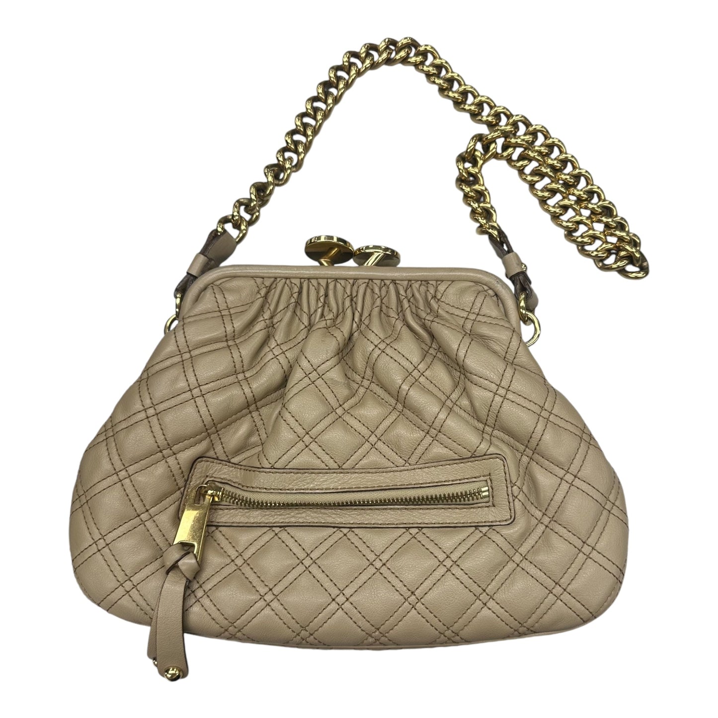 Handbag Luxury Designer By Marc Jacobs In Tan, Size:Small