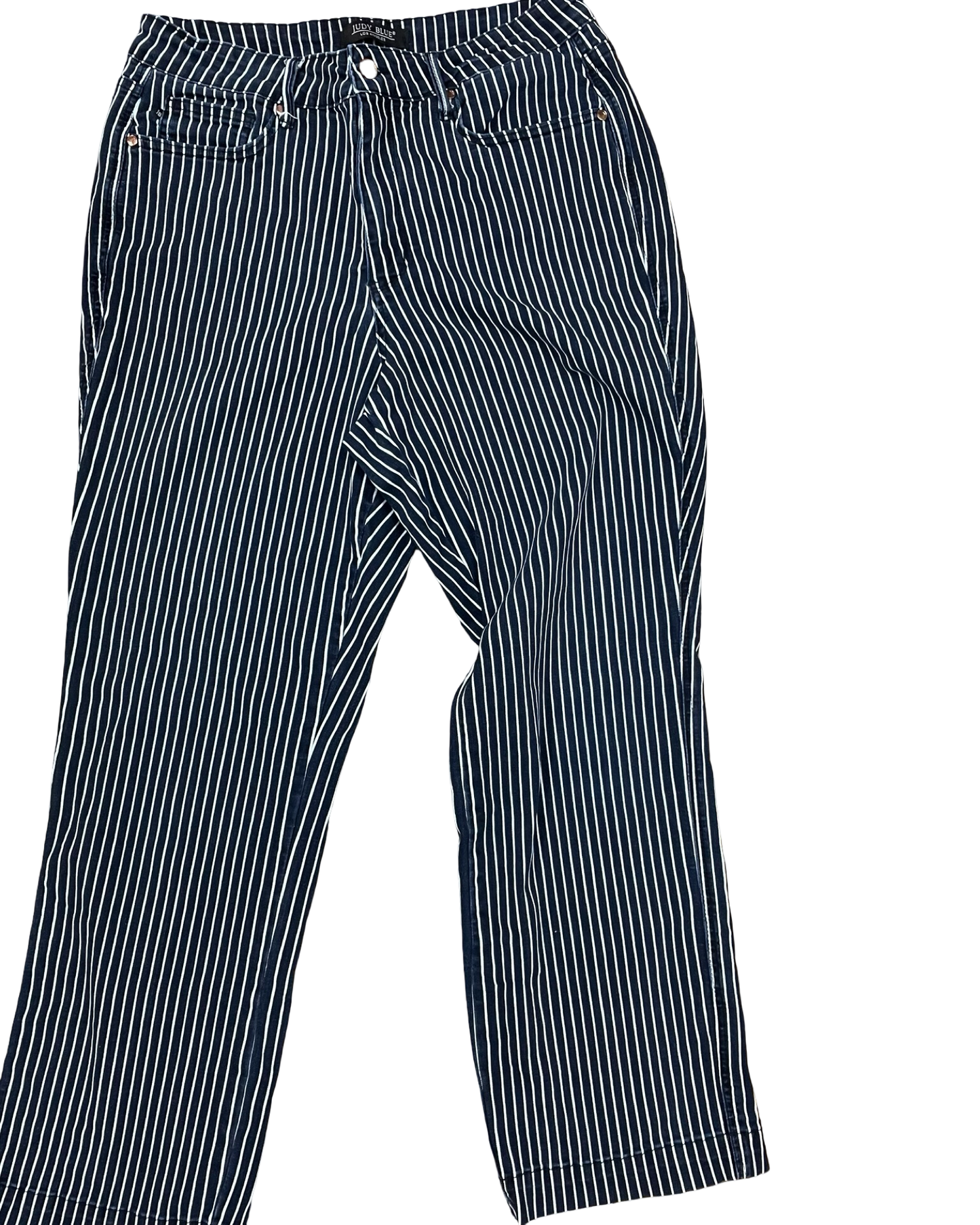 Jeans Wide Leg By Judy Blue In Blue & White, Size:18