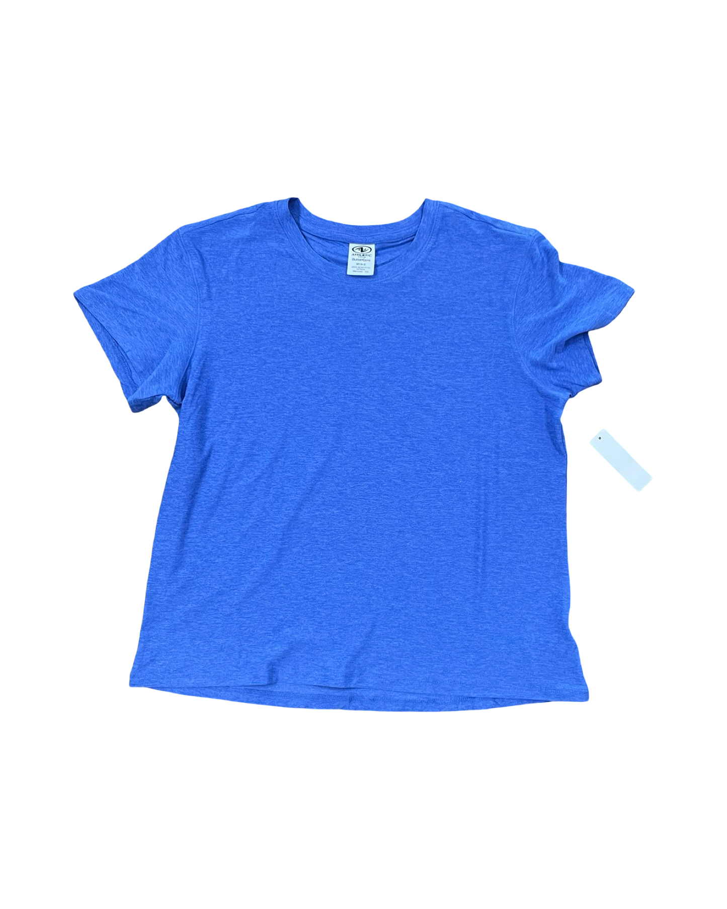 Athletic Top Ss By Athletic Works In Blue, Size:Xs