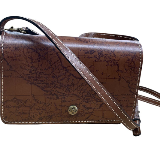Crossbody Designer By Patricia Nash In Brown, Size:Small