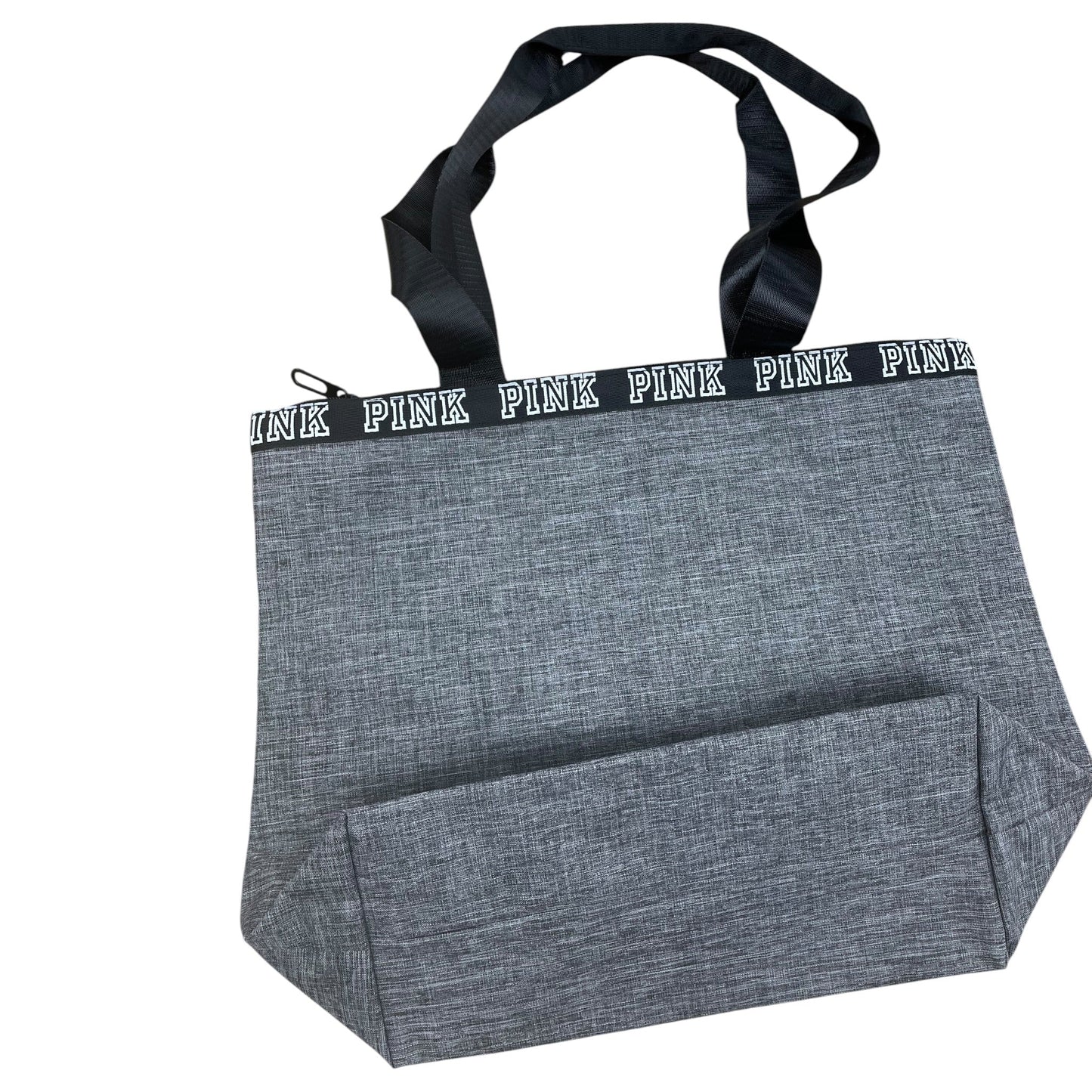 Tote By Pink In Grey & White, Size:Large