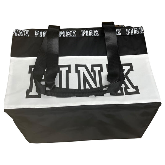 Tote By Pink In Black & White, Size:Large