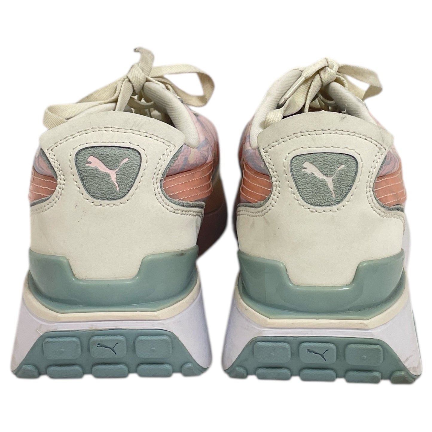 Shoes Athletic By Puma In Pink & White, Size:9.5