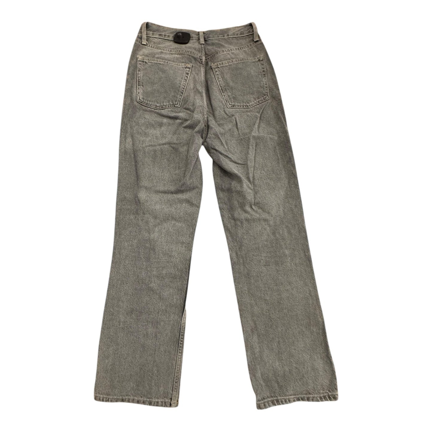 Jeans Boot Cut By Top Shop In Grey Denim, Size:6
