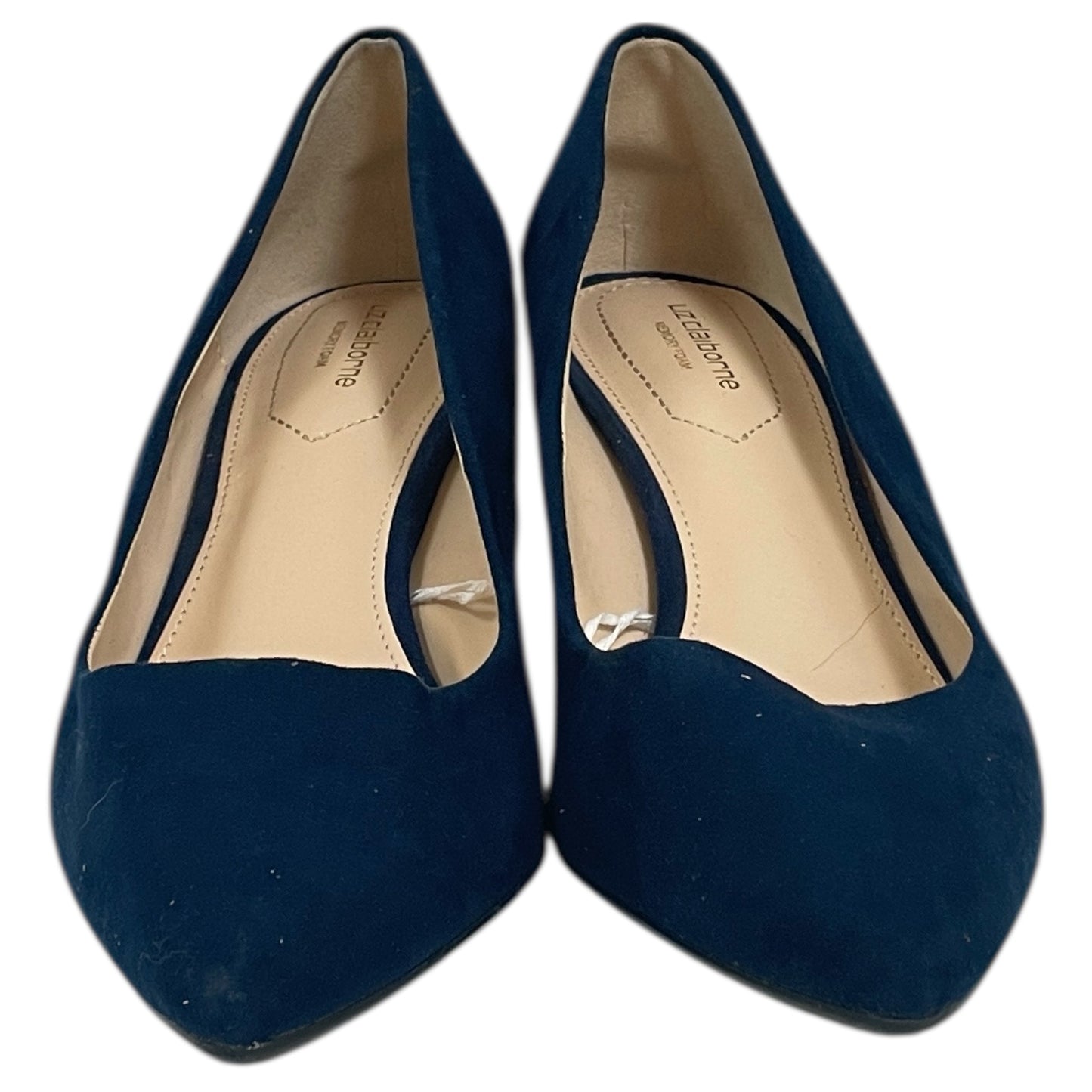 Shoes Heels Kitten By Liz Claiborne In Blue, Size:9