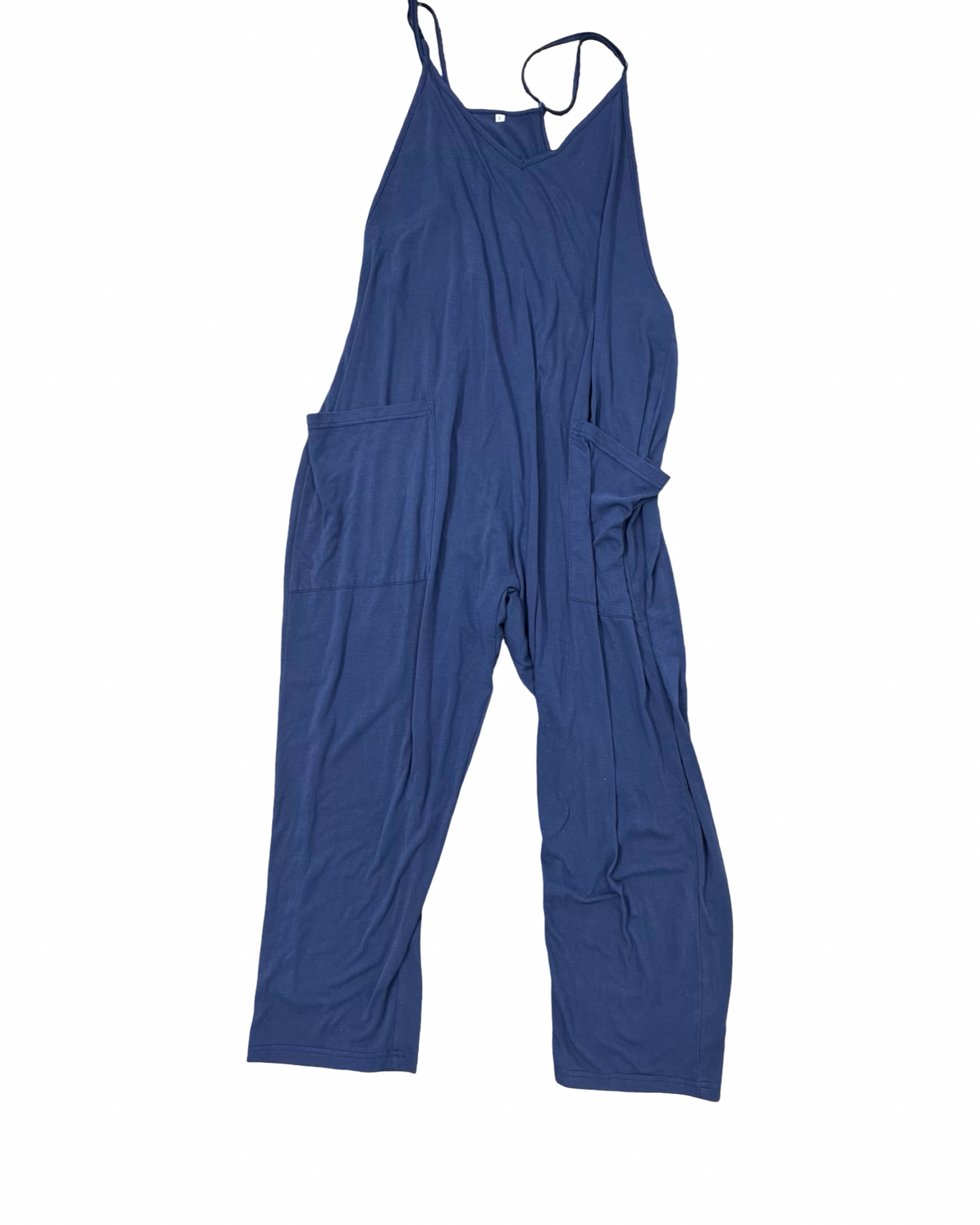 Jumpsuit By Clothes Mentor In Blue, Size:L