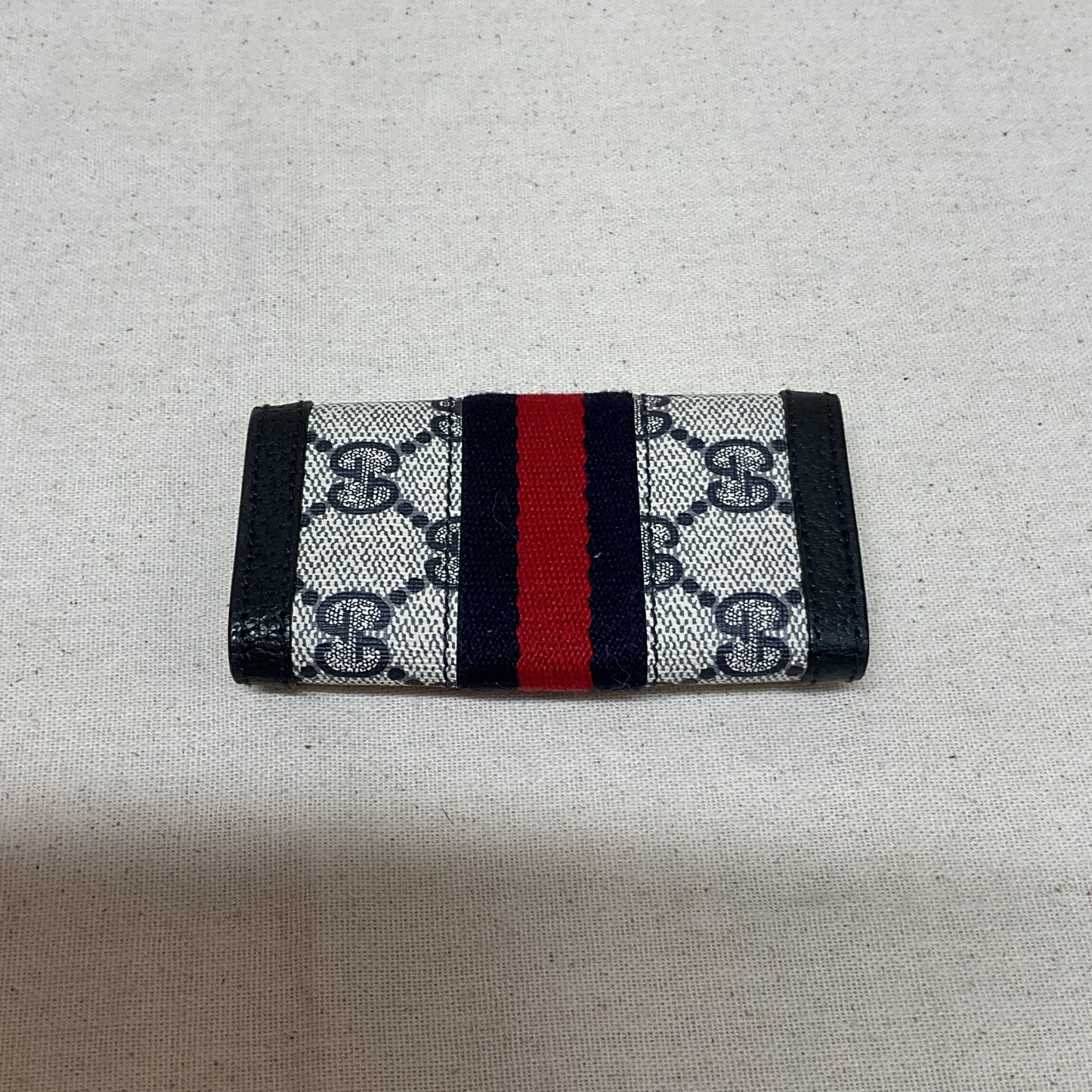 Accessory Luxury Designer Tag By Gucci In Black & Cream