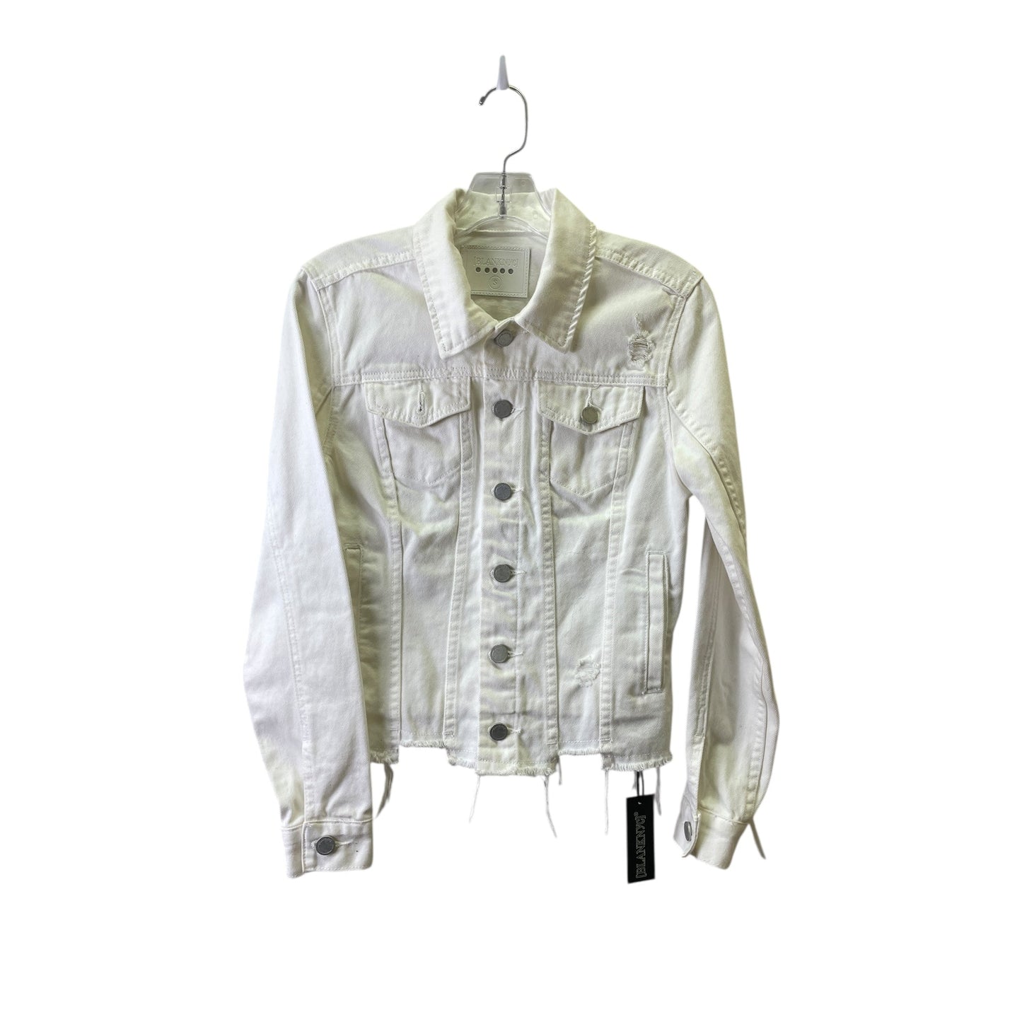 Jacket Denim By Blanknyc In White Denim, Size:S
