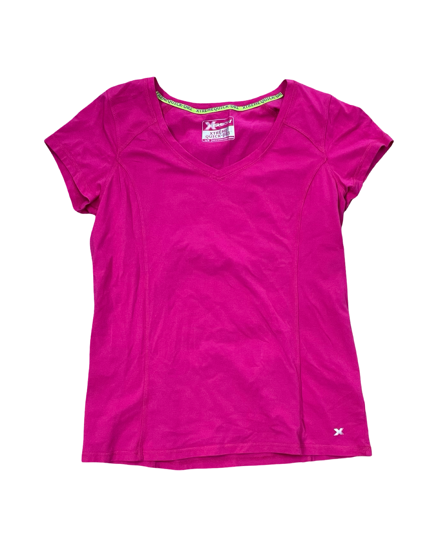Athletic Top Ss By Xersion In Pink, Size:L