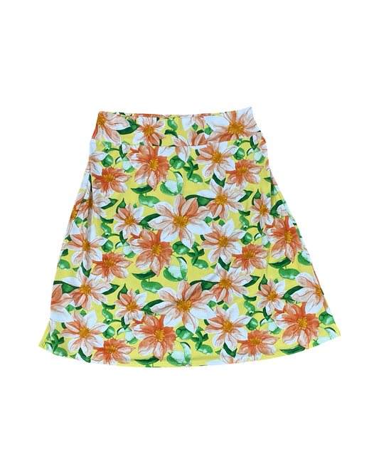 Skirt Mini & Short By Passport In Orange & Yellow, Size:S