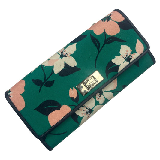 Wallet Designer By Kate Spade In Floral Print, Size:Large