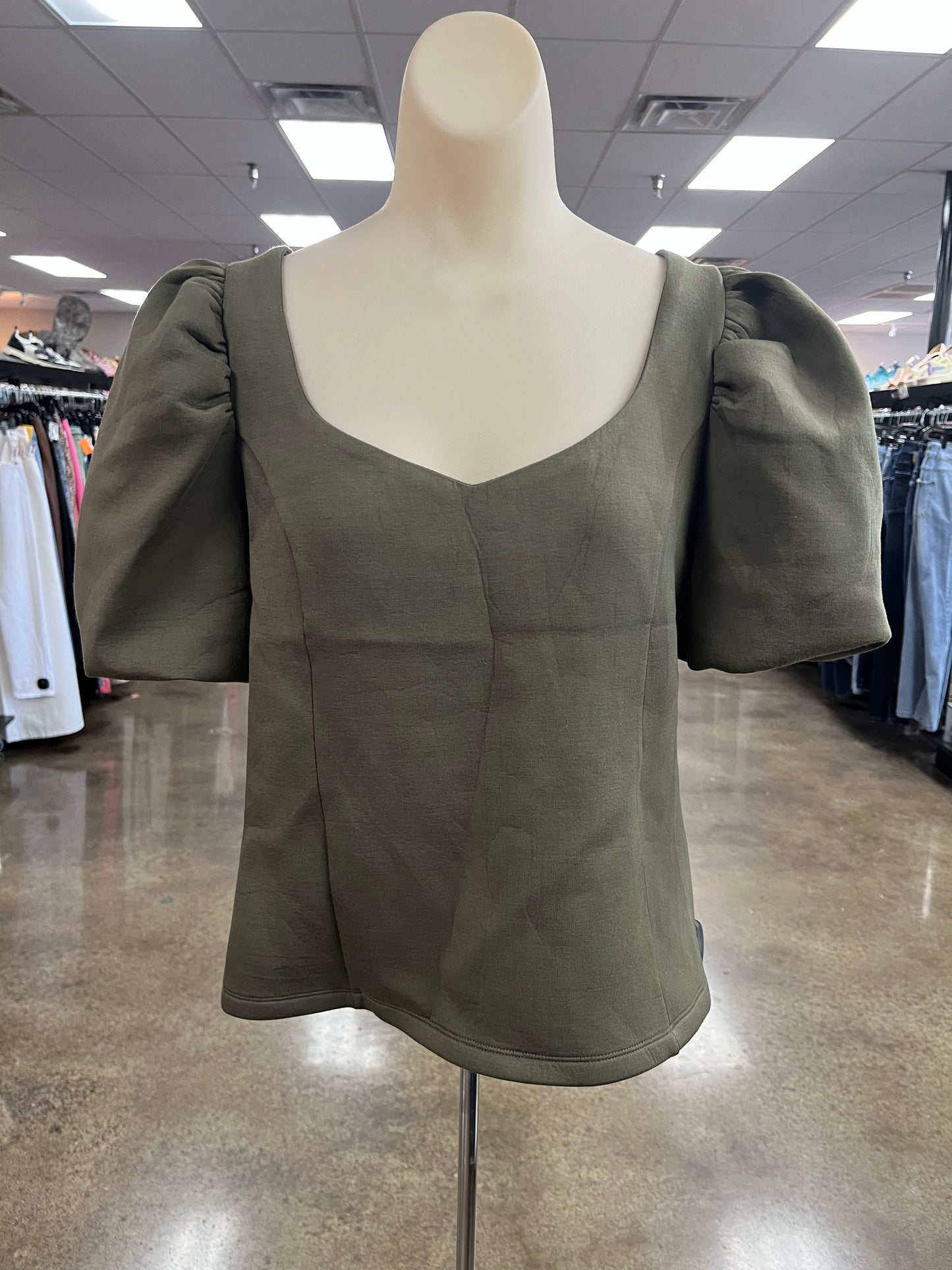 Top Ss By English Factory In Green, Size:L