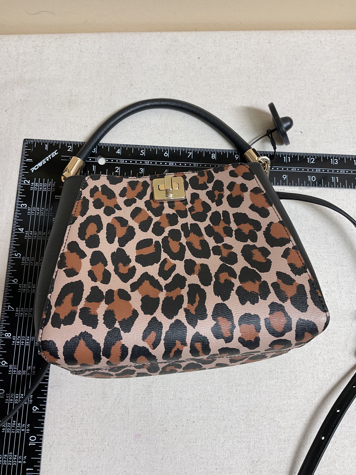 Crossbody Designer By Kate Spade In Animal Print, Size:Small