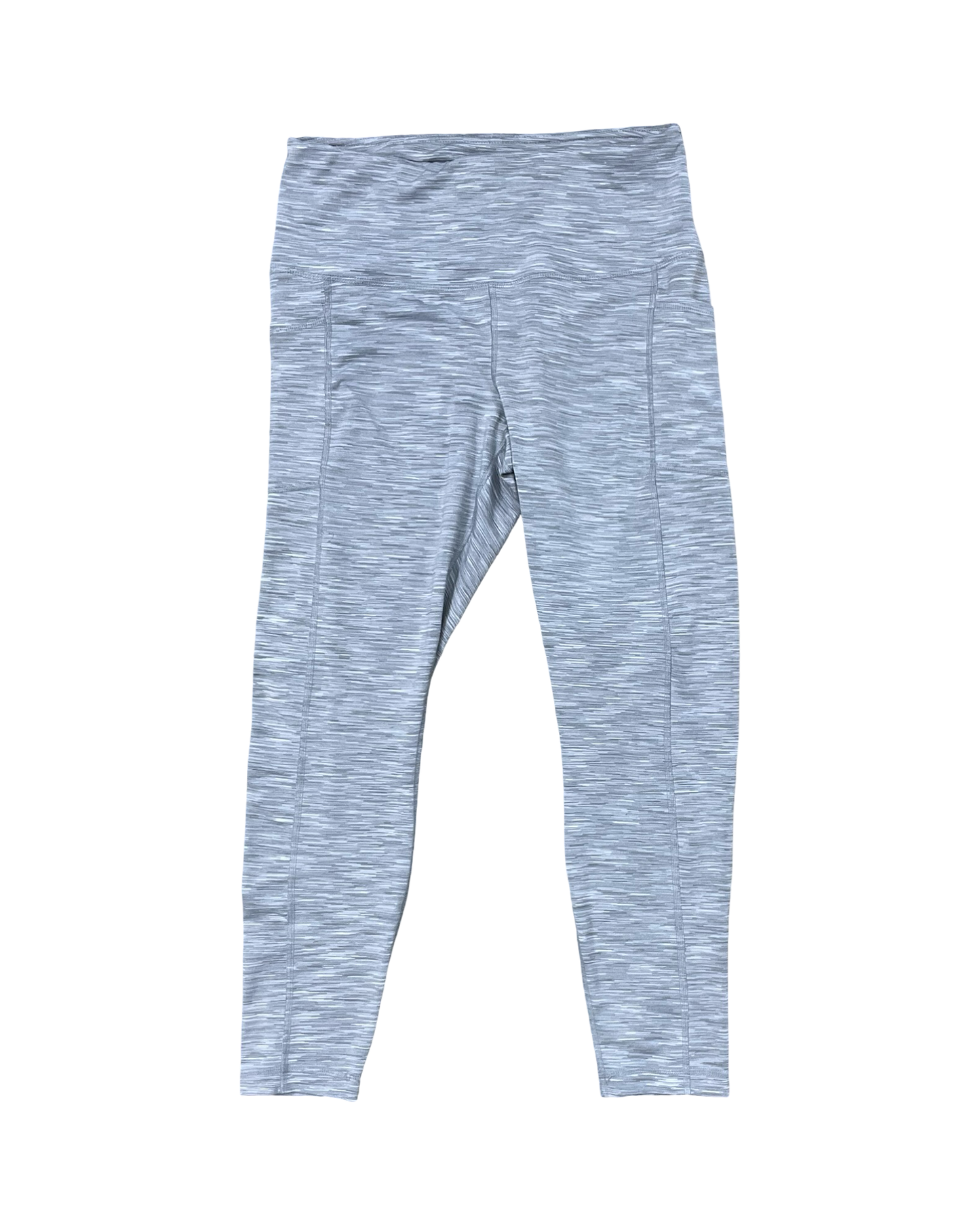 Athletic Leggings By 90 Degrees By Reflex In Grey, Size:L