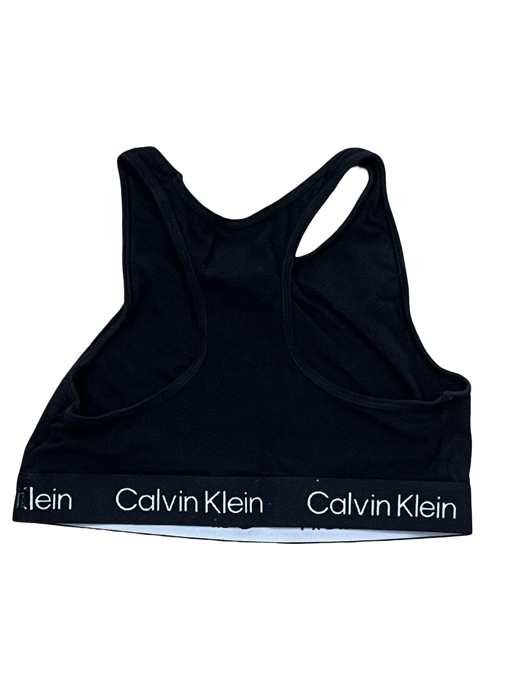 Athletic Bra By Calvin Klein In Black, Size:M