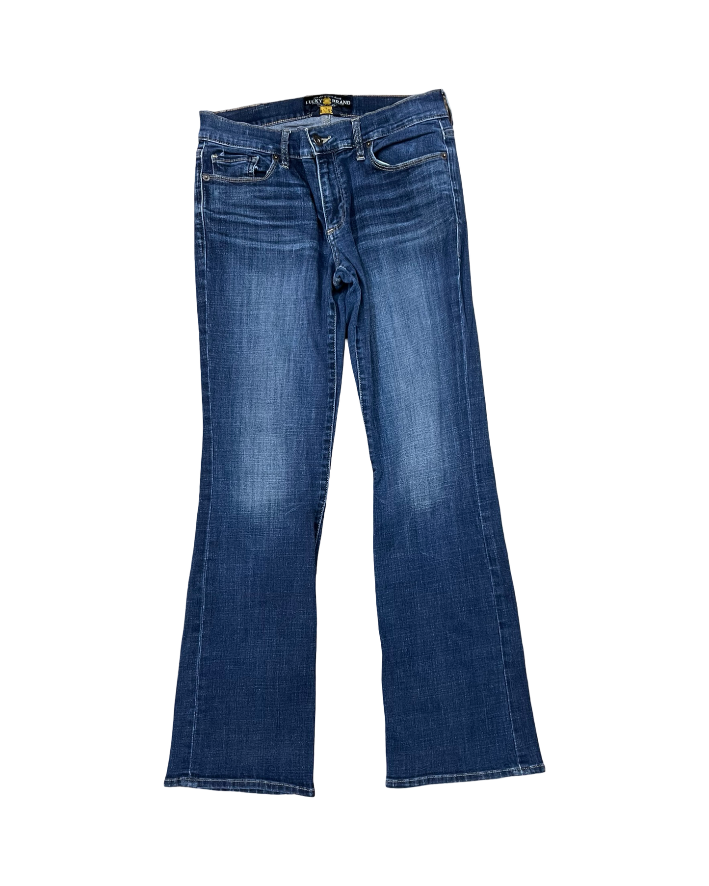 Jeans Boot Cut By Lucky & Blessed In Blue Denim, Size:4