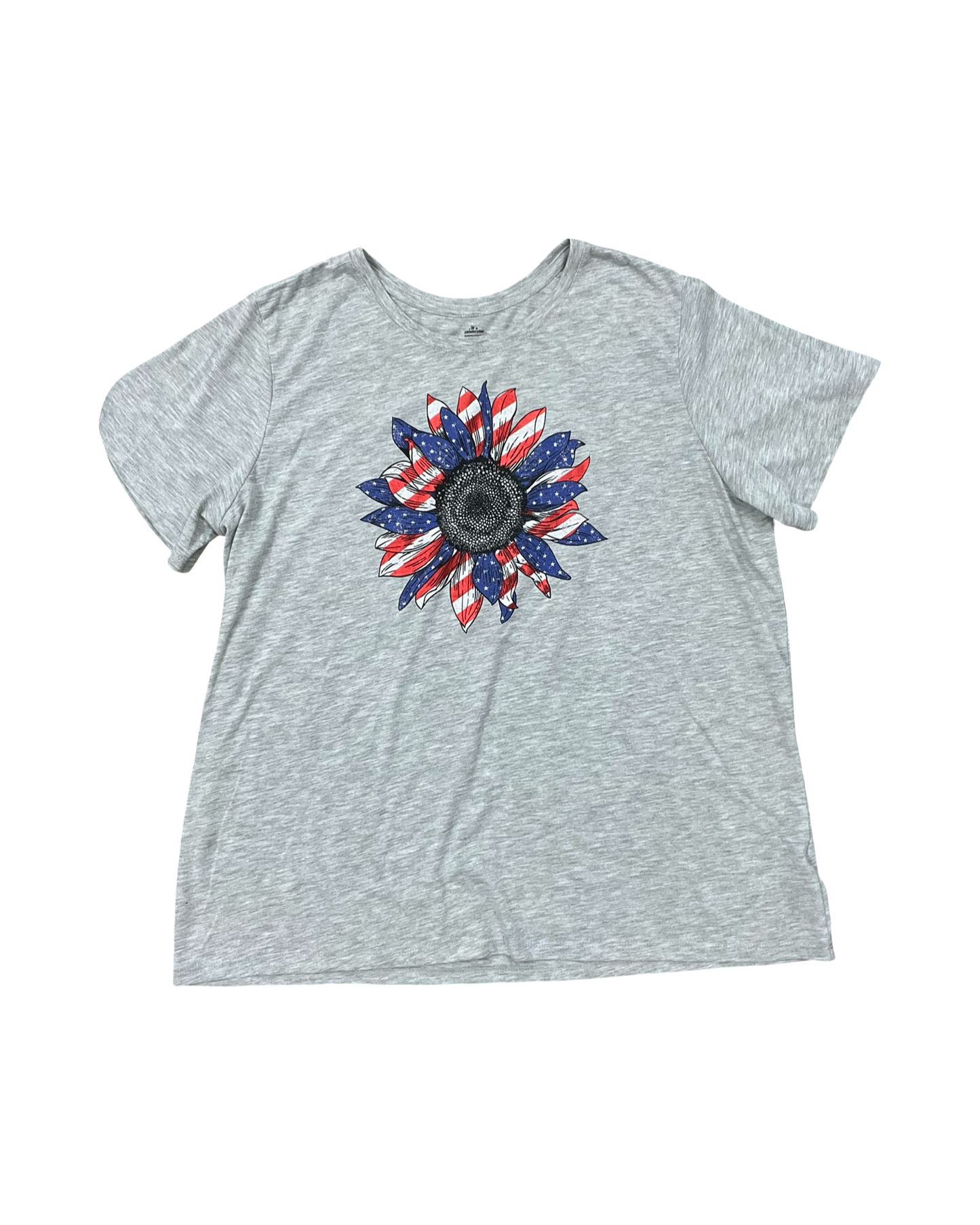 Top Ss By Clothes Mentor In Grey, Size:2X