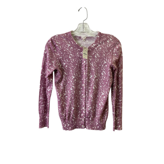 Sweater Cardigan By J. Crew In Mauve, Size:S