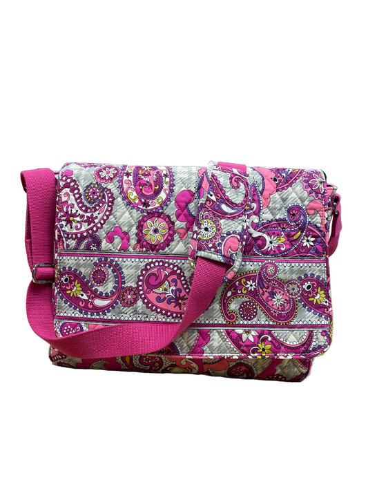 Laptop Bag By Vera Bradley In Pink & Purple, Size:Large