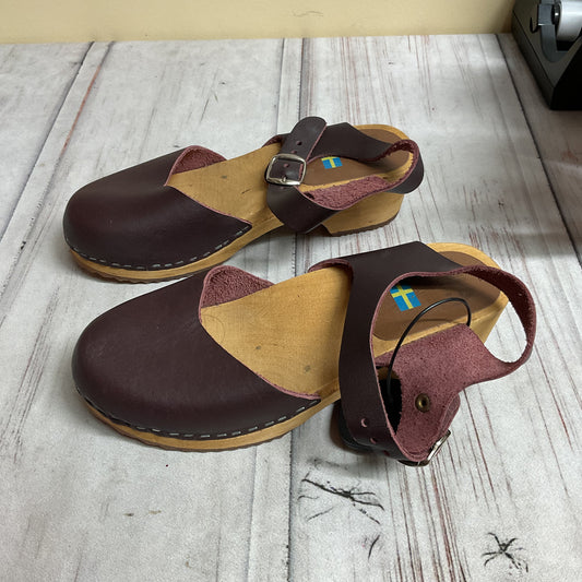Shoes Heels Block By Mia In Maroon, Size:8