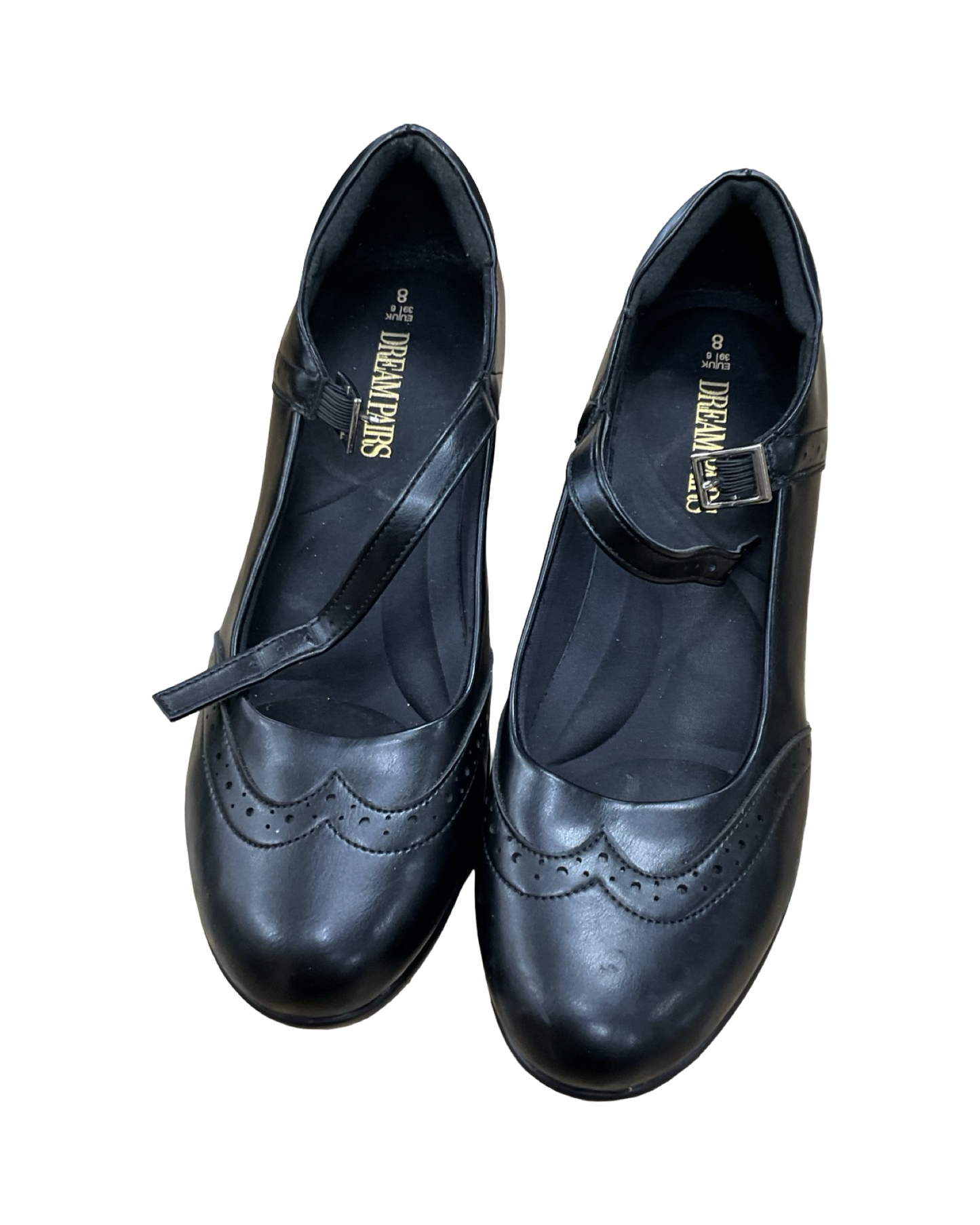 Shoes Heels Platform By Dream Pairs In Black, Size:8