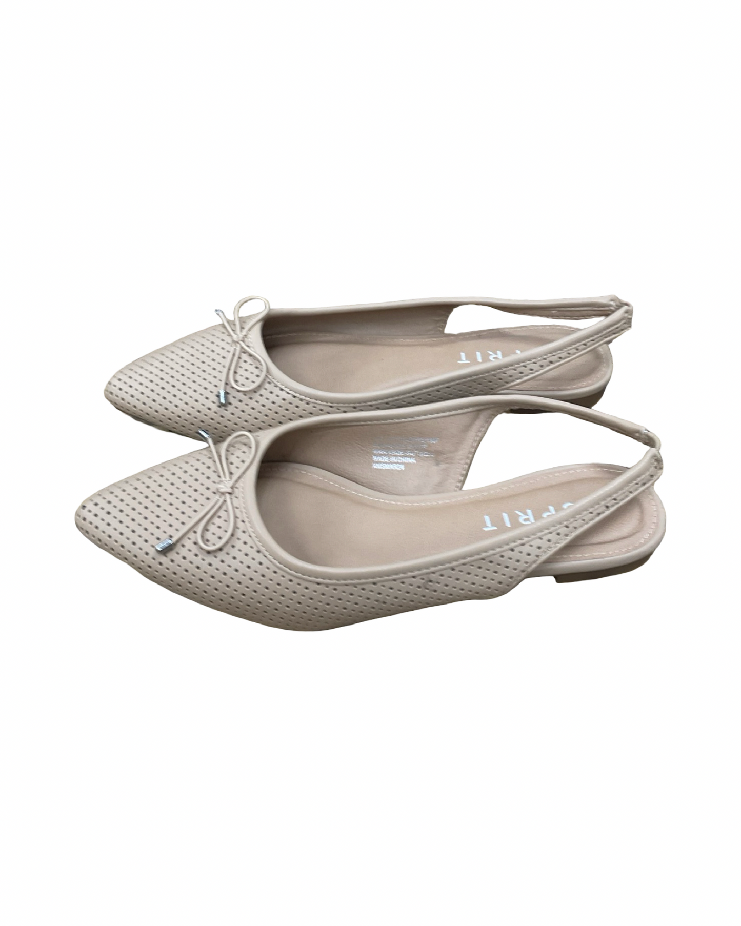 Shoes Flats By Esprit In Beige, Size:8