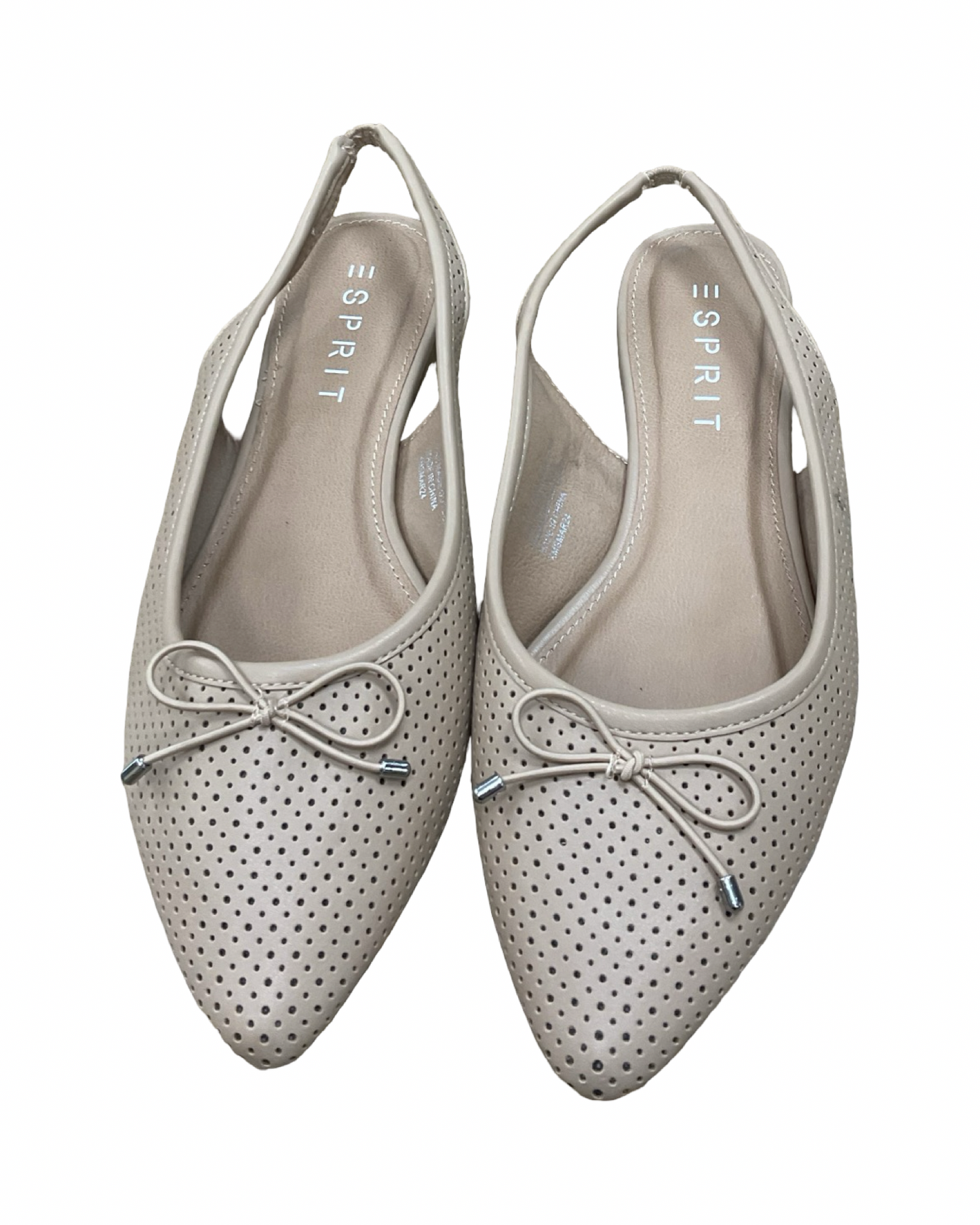 Shoes Flats By Esprit In Beige, Size:8
