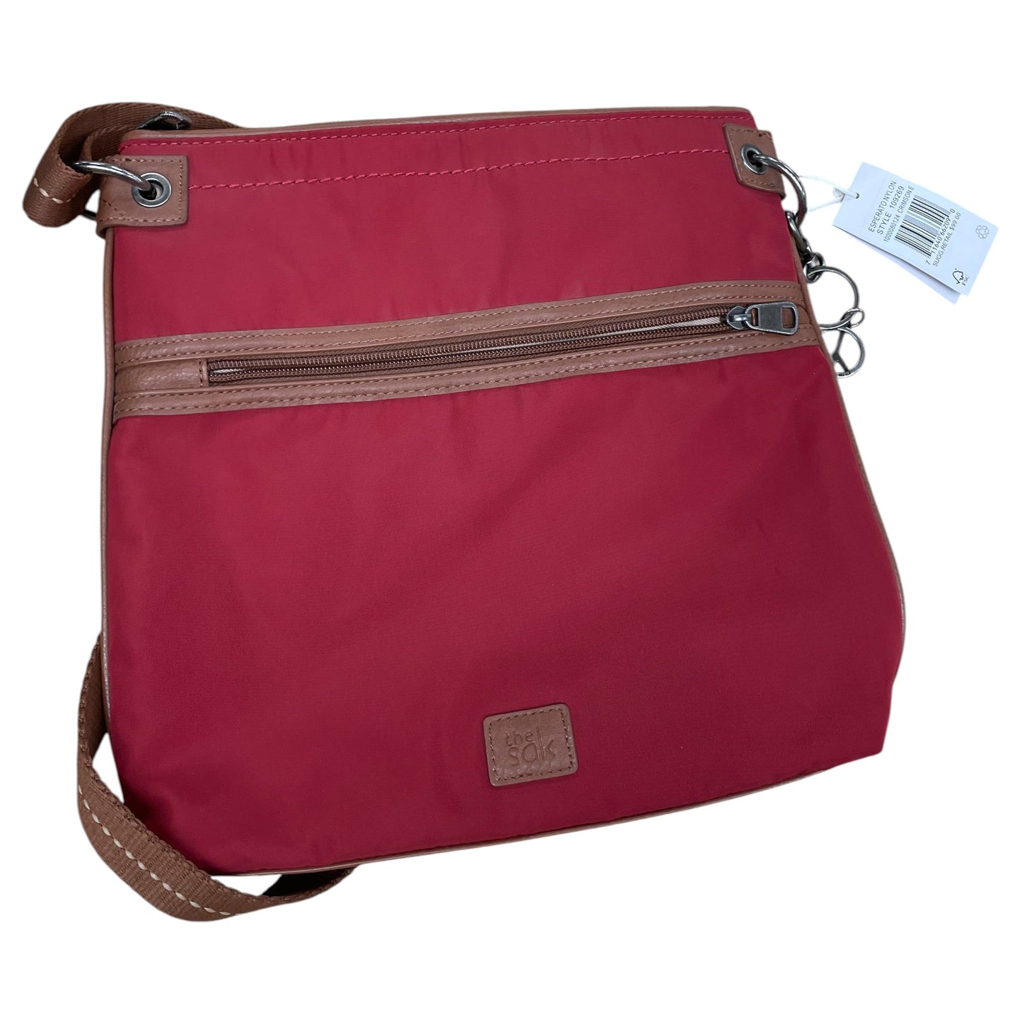 Crossbody By The Sak In Brown & Red, Size:Medium