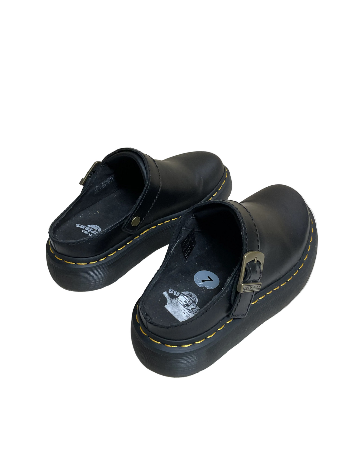 Shoes Flats By Dr Martens In Black, Size:7